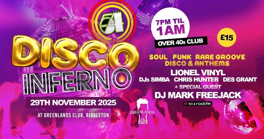 Studio 54 Presents DISCO INFERNO NW