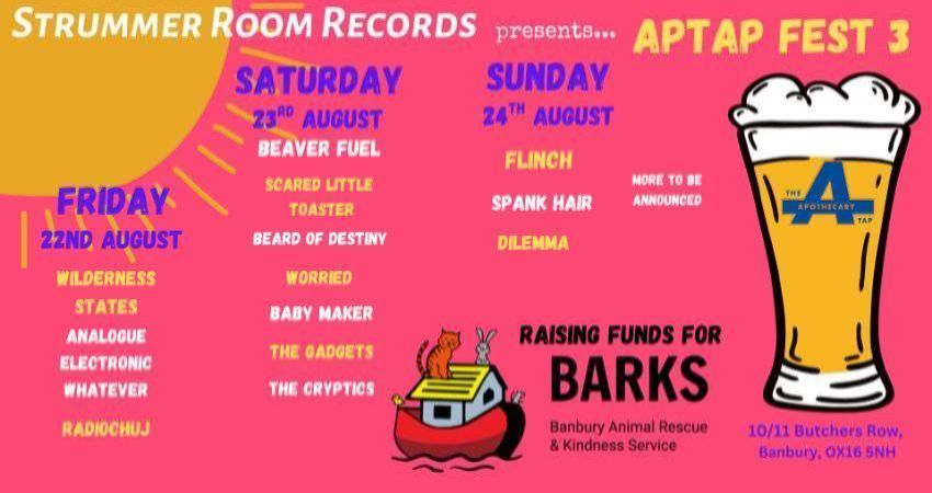 APTAP FEST 3 AT THE APOTHECARY TAP 