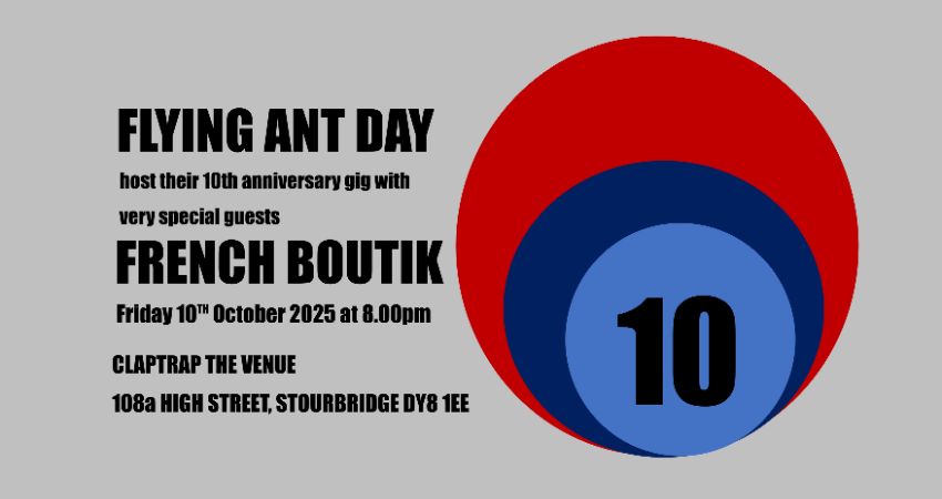 FLYING ANT DAY - 10TH ANNIVERSARY GIG 
