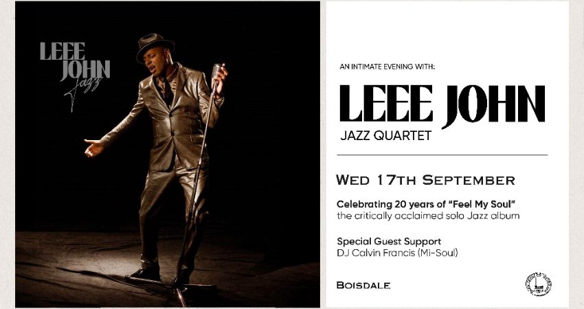 AN INTIMATE EVENING WITH LEEE JOHN JAZZ QUARTET 