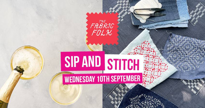 SIP & STITCH WITH THE FABRIC FOLK 