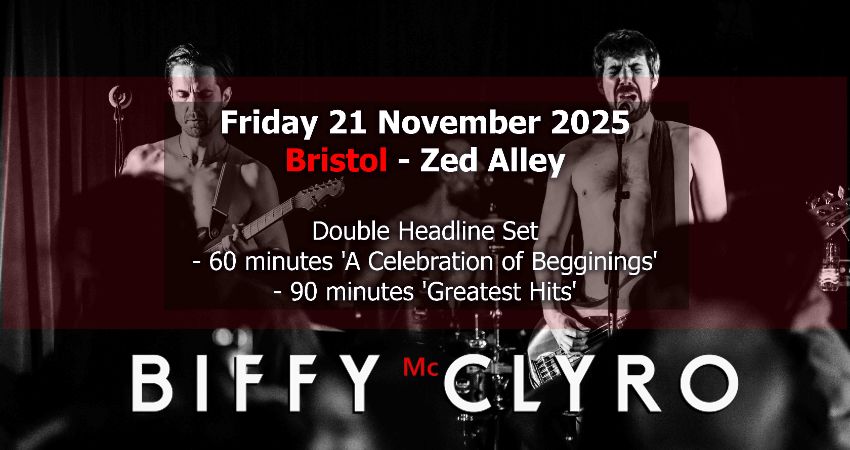 BIFFY MCCLYRO (BIFFY CLYRO TRIBUTE BAND) IN BRISTOL 