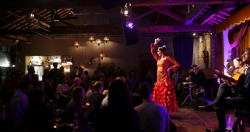 FLAMENCO AT JAMBOREE WITH LOURDES FERNANDEZ AND HER BAND 