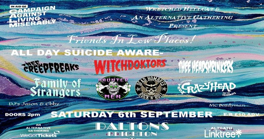 SUICIDE AWARENESS FUNDRAISER FOR CALM 