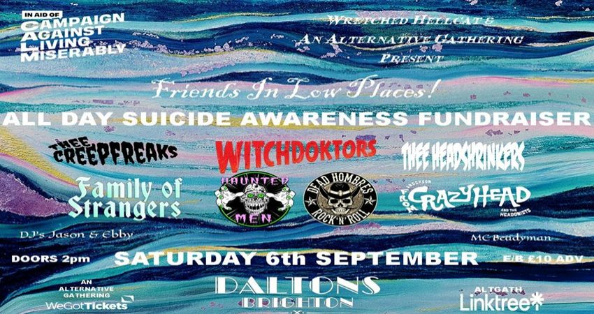 SUICIDE AWARENESS FUNDRAISER FOR CALM 