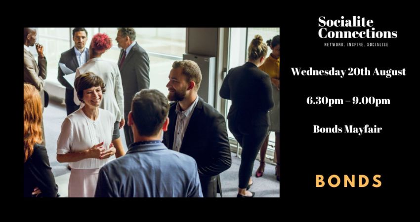 HEALTH CARE & WELLNESS INDUSTRY NETWORKING, ELEVATOR PITCH AT BONDS MAYFAIR 