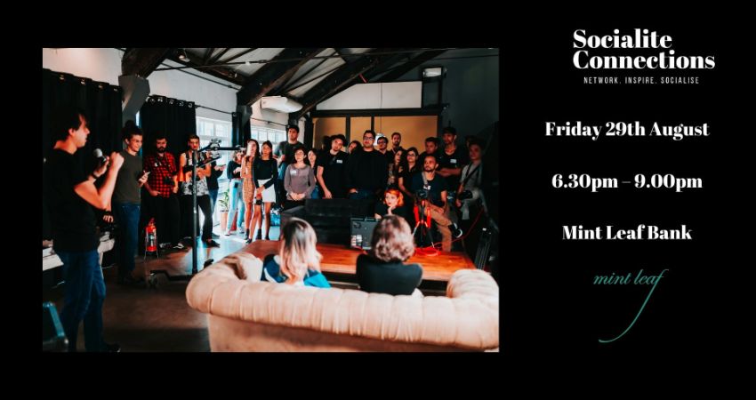 CONNECTING FILM, TV, MUSIC, & MEDIA PROFESSIONALS AT MINT LEAF BANK 