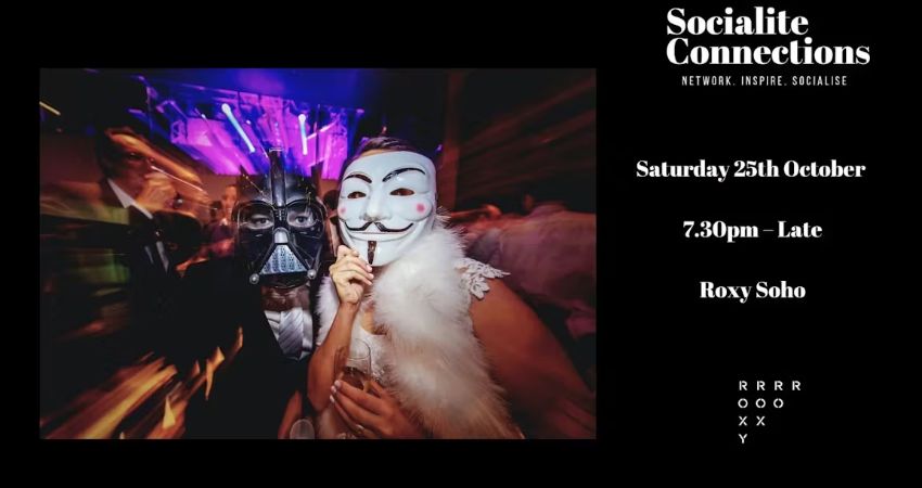 HALLOWEEN PARTY, WELCOME DRINK & HAPPY HOUR TILL 10PM AT THE ROXY SOHO 
