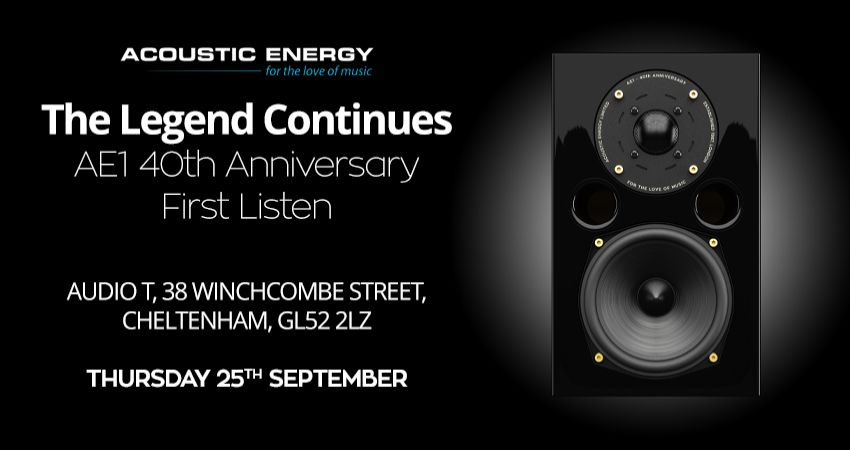 THE LEGEND CONTINUES – AE1 40TH ANNIVERSARY FIRST LISTEN AT AUDIO T CHELTENHAM 