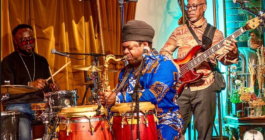 BUKKY LEO AND HIS AFROBEAT  BAND AT JAMBOREE 