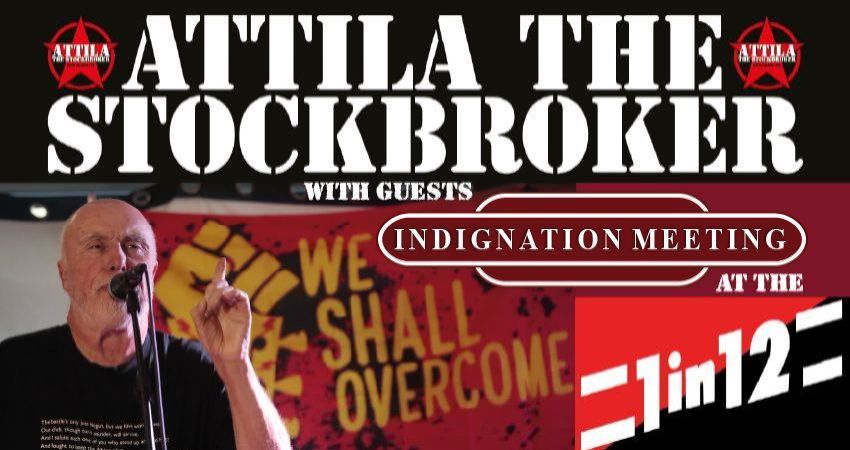 Attila The Stockbroker 'Fiery Words For Hellish Times' Tour