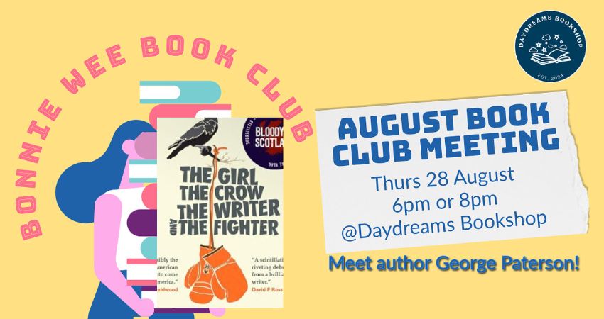 BONNIE WEE BOOK CLUB AUGUST MEETING (6PM) 
