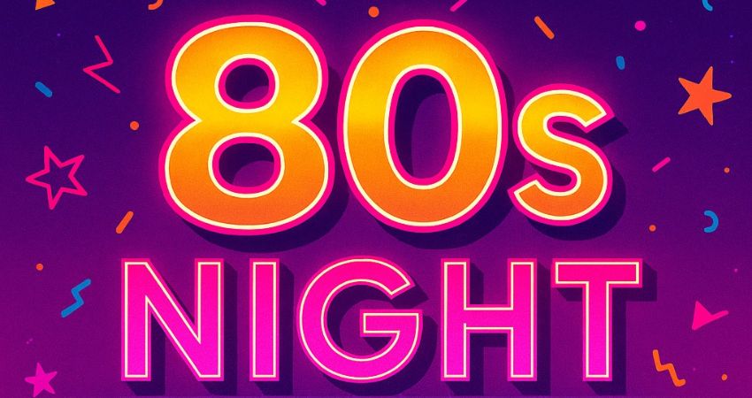 80's Night with DJ Mark Cooper