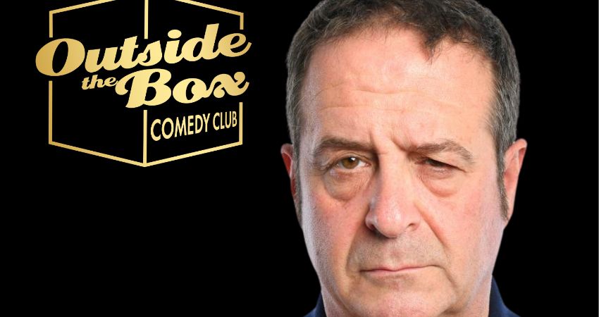 MARK THOMAS AT OUTSIDE THE BOX COMEDY CLUB, STONELEIGH 