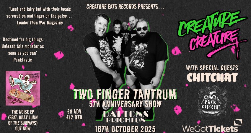 TWO FINGER TANTRUM 5TH ANNIVERSARY SHOW!