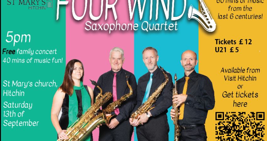 Four Winds Saxophone Quartet at St Mary's