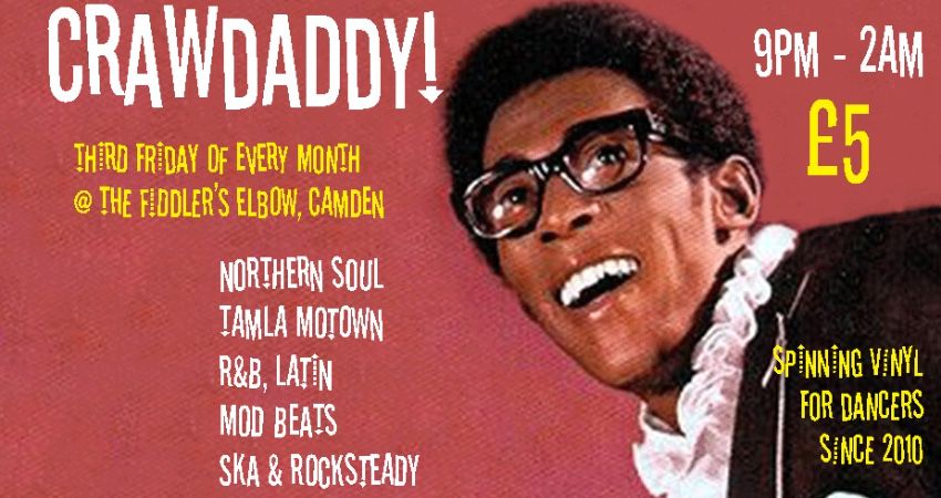CRAWDADDY! WITH GUEST DJ TONY SCHOKMAN. 