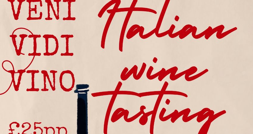 Veni Vidi Vino - An evening of Italian wine tasting