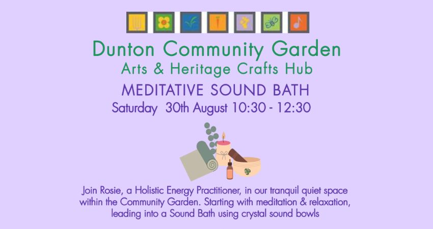 Saturday Morning Meditative Sound Bath 