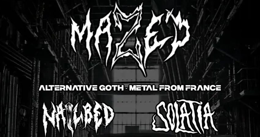 MAZE'D (ALT GOTH/METAL FROM FRANCE) - LIVE AT THE MUSIC ROOM - IPSWICH 