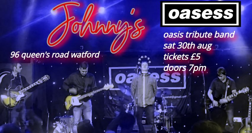 oasess, oasis tribute at Johnny's bar Watford