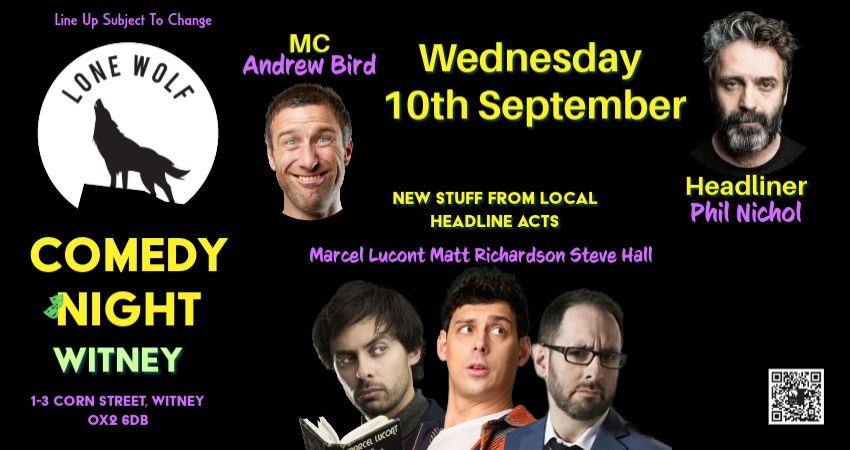 LONE WOLF COMEDY CLUB in WITNEY 