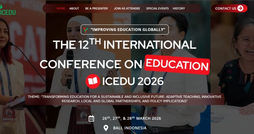 The 12th International Conference on Education 2026