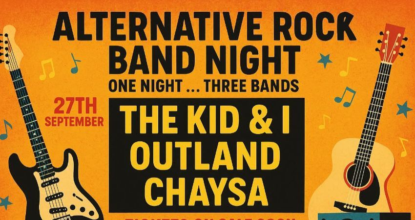 Alternative Rock Band Night (Three Bands)