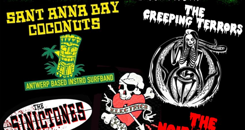 SHAKE SOME ACTON #122. SANT ANNA BAY COCONUTS,THE CREEPING TERRORS, SINICTONES,ELECTRICS,NOIR MATES 