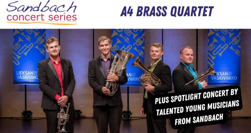 A4 Brass Quartet @ Sandbach Concert Series 