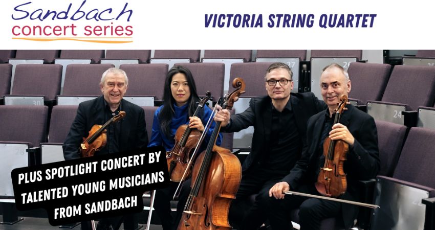 Victoria String Quartet @ Sandbach Concert Series 