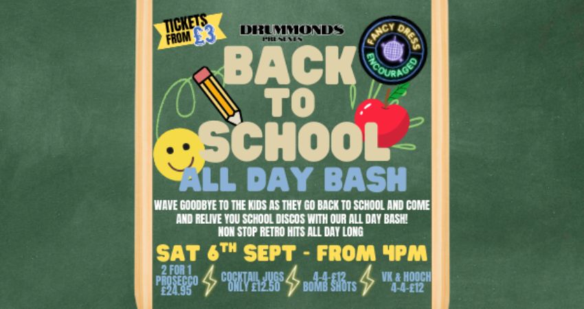 BACK TO SCHOOL - ALL DAY BASH 
