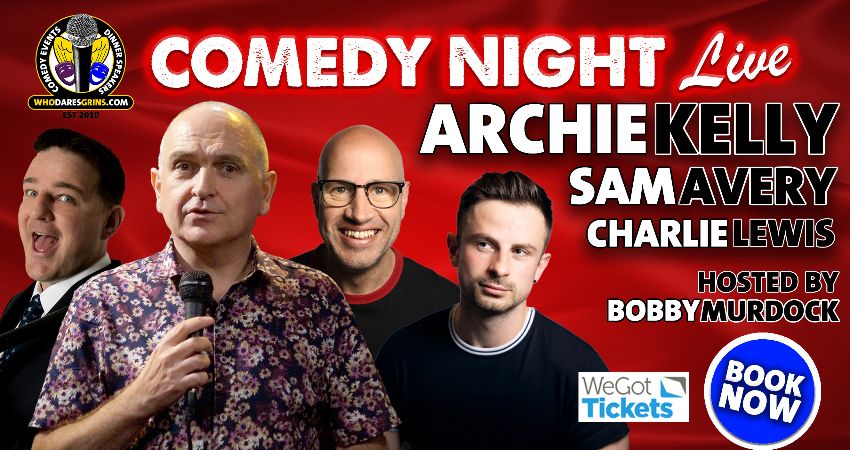 Comedy Night Live with Headliner Archie Kelly 