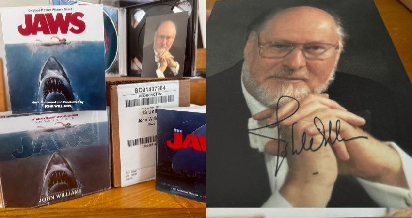 Jaws 50th Anniversary Intrada Limited Edition John Williams Printed Signature Package 