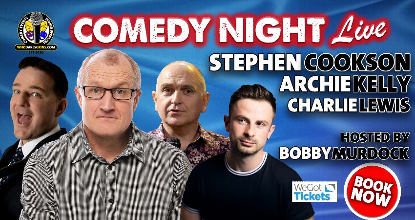 Comedy Night Live with Headliner Stephen Cookson 