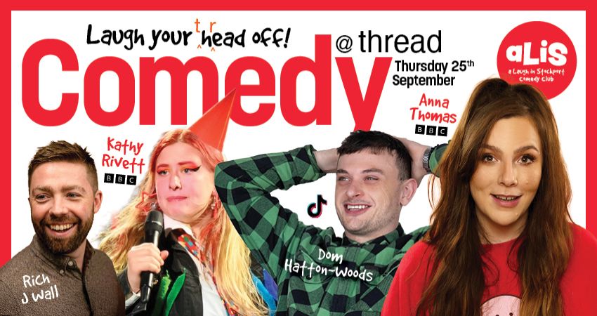 A Laugh In Stockport Comedy Club | Thurs 25th September 