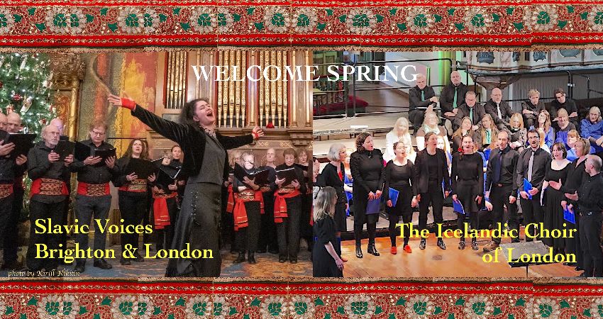 Welcome Spring with The Icelandic Choir of London and Slavic Voices