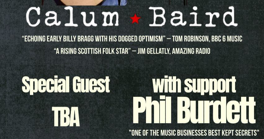 Calum Baird, with Phil Burdett 