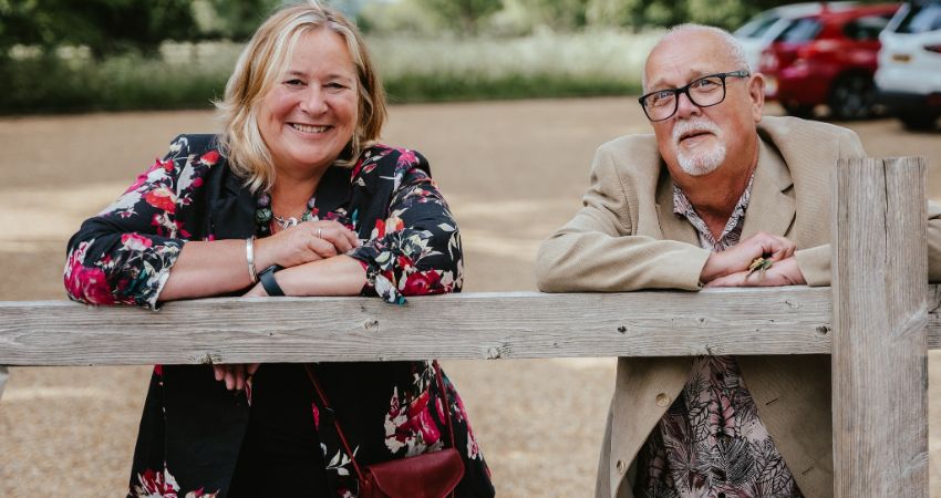 Sally Ironmonger and Brian  Carter live at Rosslyn Court 