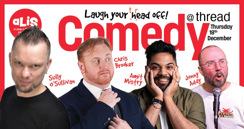 A Laugh In Stockport Comedy Club | 18th December 