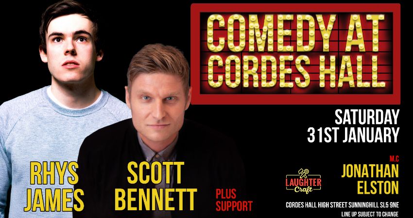 January's Comedy in Cordes Hall 