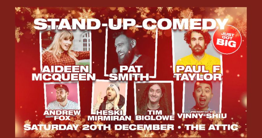 Southampton Stand Up Comedy Near me just got BIG Christmas Special 