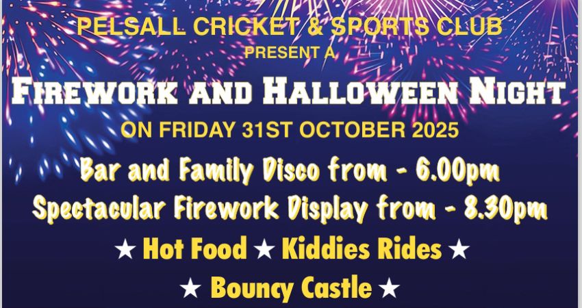 Firework and Halloween Night 