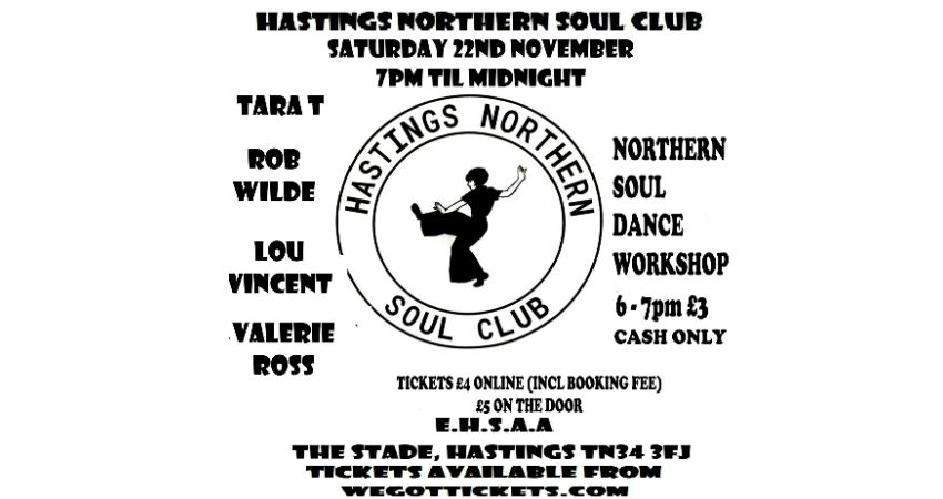 Hastings Northern Soul Club - 22nd Nov 2025 