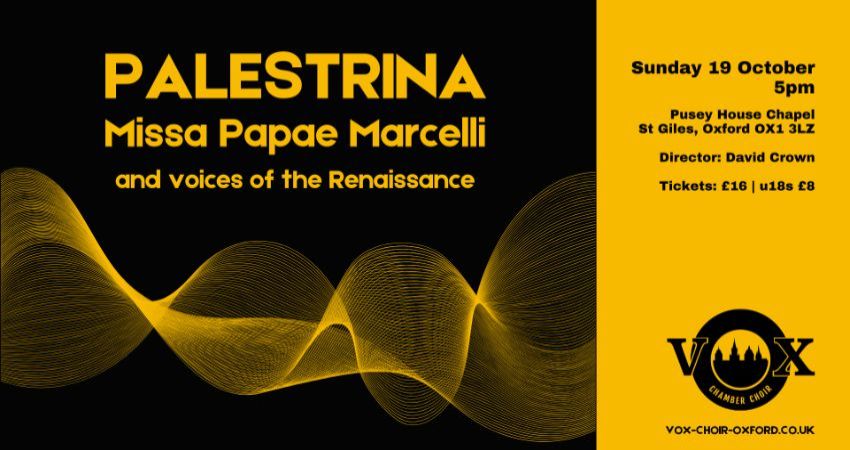 Palestrina Missa Papae Marcelli and Voices of the Renaissance