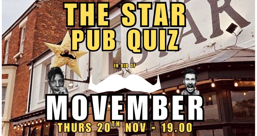 The Star Pub Quiz in Aid of Movember 