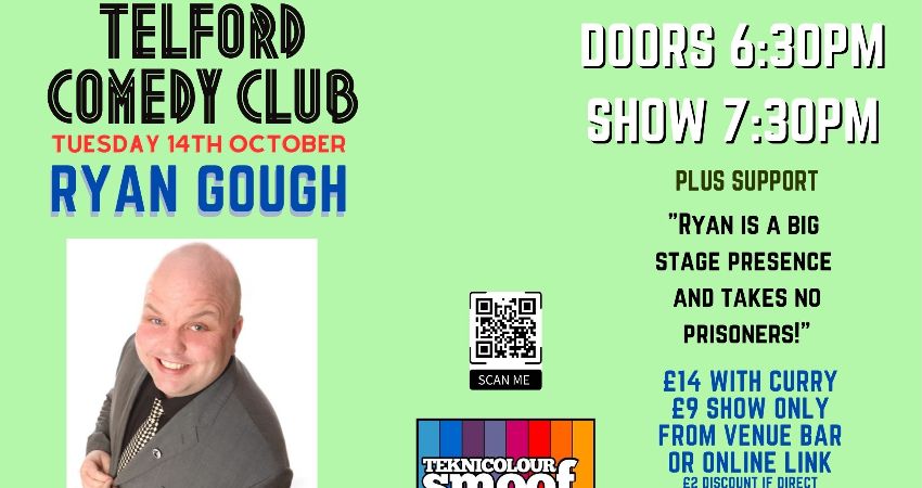 Telford Comedy Club with Ryan Gough 