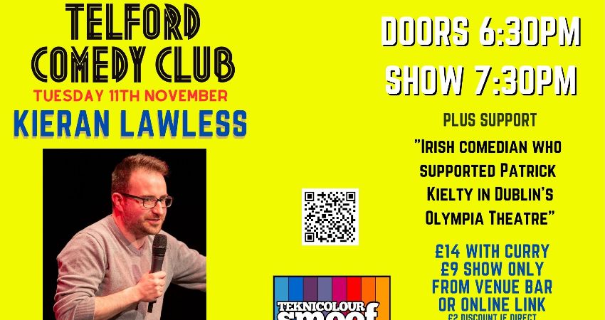 Telford Comedy Club with Kieran Lawless 