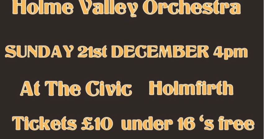 Holme Valley Singers with the Holme Valley Orchestra at Christmas 
