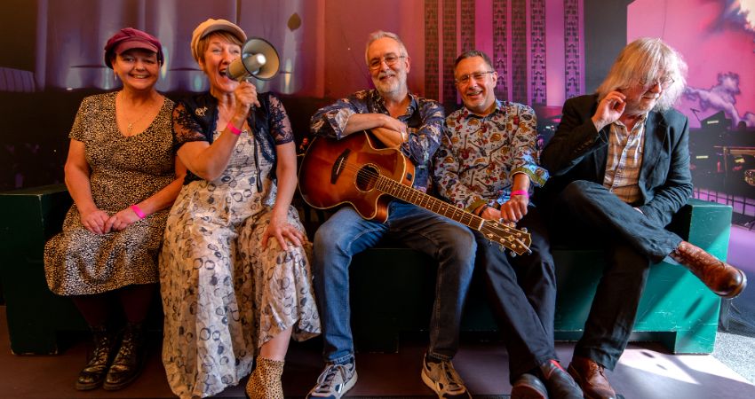 Virginia Kettle's Rolling Folk and Wet The Tea in Knutsford